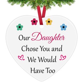 Son in Law Gifts Christmas Ornaments Birthday Wedding Gifts for Son in Law from Mother Father in Law Ceramic Hanging Ornament Gifts for Future Son In Law Bridegroom Son In Law Gifts for Fathers Day