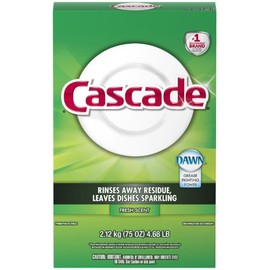 Cascade 34036 Dishwasher Detergent Powder, 75 Oz