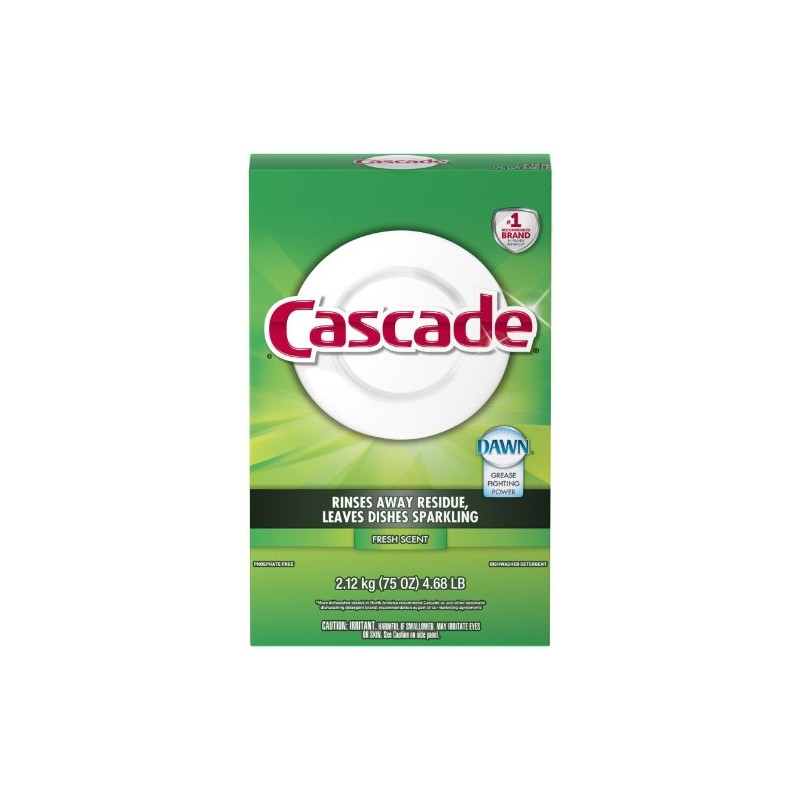 Cascade 34036 Dishwasher Detergent Powder, 75 Oz