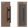 WOLFBIRD 24 cm Barn Door Handle, Sliding Door Pull Handle,