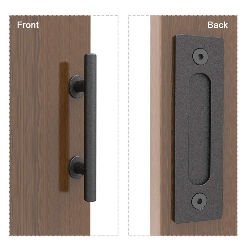 WOLFBIRD 24 cm Barn Door Handle, Sliding Door Pull Handle,