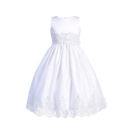 Pink Princess First Communion Dresses for Girls 7-16 Holy 1st Dress White Plus Size Vestidos de Primera Comunion para Niñas (Size 14X)