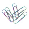 20pcs Metal Pen Clips Strong Clamping Force Rust Prevention Electroplating
