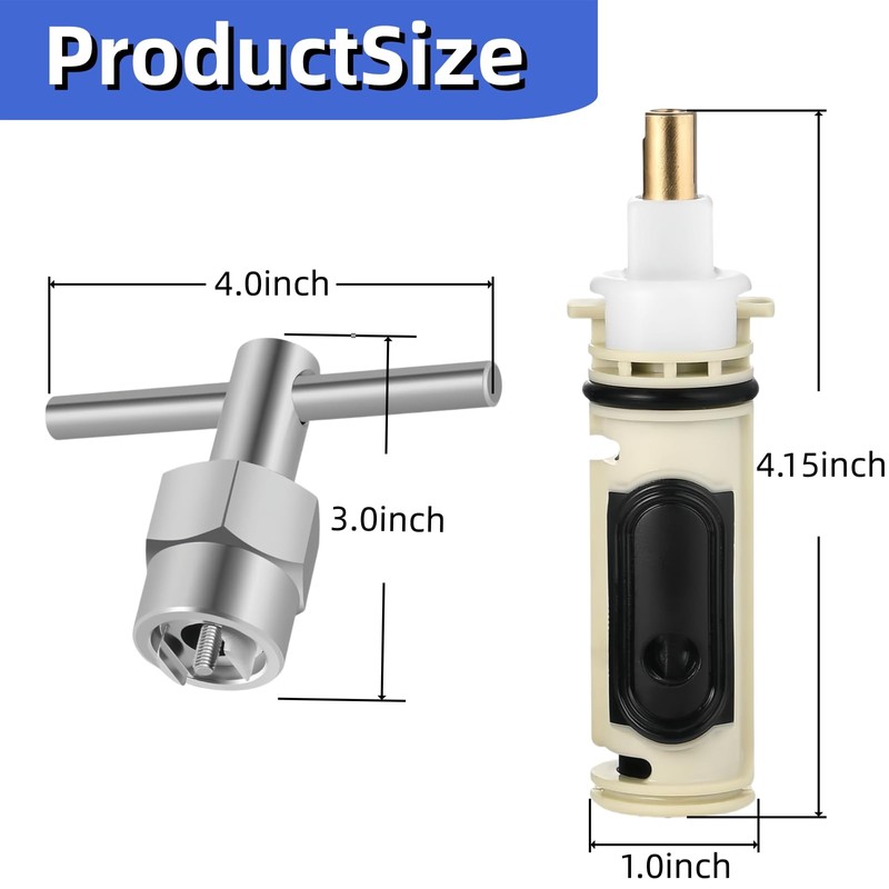 Replacement Cartridge Kit for Moen One Handle Posi Temp Faucet,