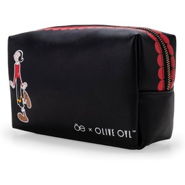 CLOE Cosmetiquera de Cierre Sencillo Mediana Oe x Olive Oyl color Negro para Mujer