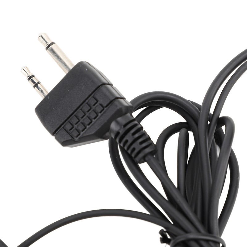 2 Way Radio Earpiece 2 Pin Plug D Shape Security