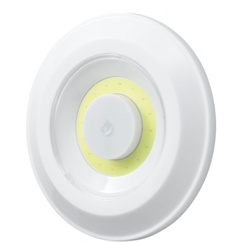 Yazawa Corporation NBSWRD65WH Remote Control Push Light Pack of 3