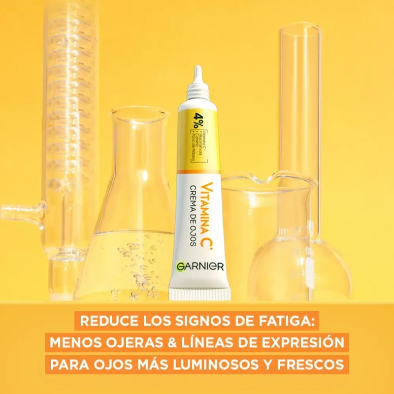 Garnier Aclara Crema Ojos Vitamina C + Cafeína 15 ml