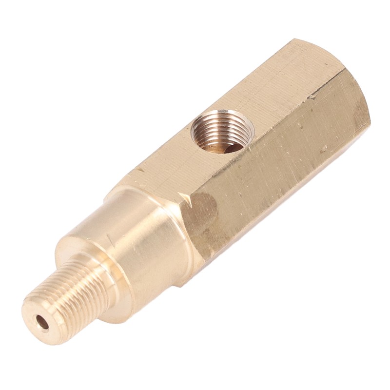 1/8in Oil Pressure Gauge Adapter Brass T Piece Sensor Sender