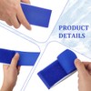 CREATCABIN 10Pcs Ski Strap Fasteners Adjustable Ski Wraps Ties EVA