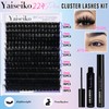 Mega Lash Clusters Kit 300D Thick 12-25mm Volume Cluster Eyelash