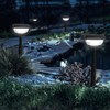 Ensenior 6-Pack Solar Lights Outdoor, Auto ON/Off 6500K LED Solar