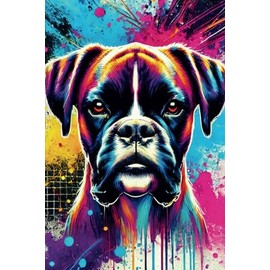 Notes with a Boxer: Lined Notebook for Drawing & Writing (110 Pages, 6 x 9'') - Street Art