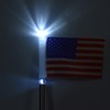 2PCS Solar Powered Garden Light Flag Lawn Stake Lamp for