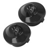 2PCS License Plate Light Lenses Plastic Cover F37Z 13550 AA