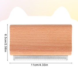 Dog Brush for Shedding, 4.33x2.56in Pet Grooming Brush Cat Grooming Supplies Pet Hair Remover Comb for Dog Cat Horse Rabbits