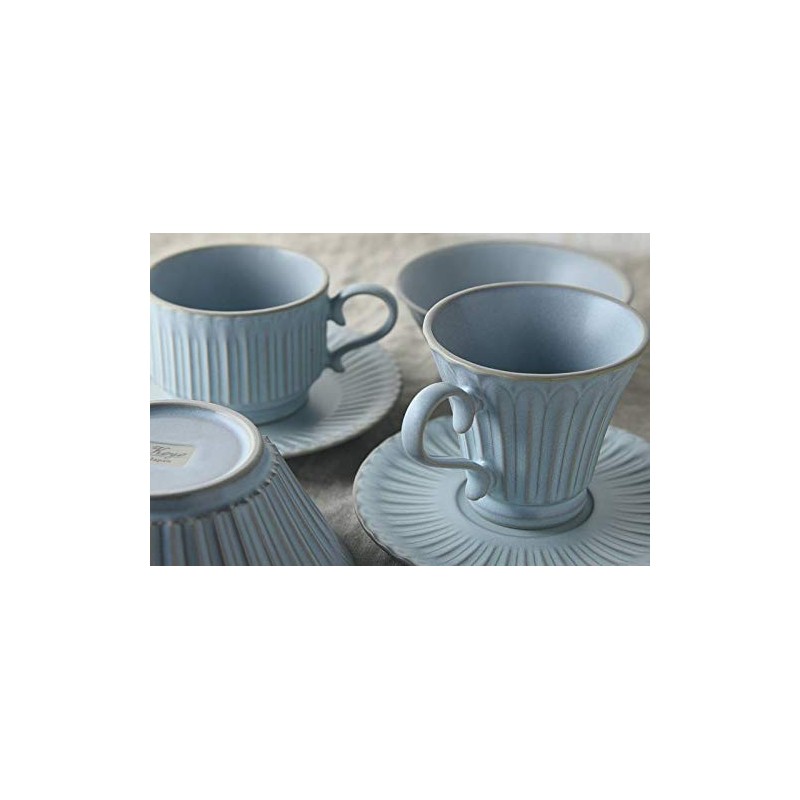 Yamani 42190468 Cup Saucer, Light Blue, 7.8 fl oz (200