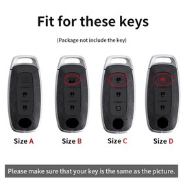 ontto 3 Buttons Leather Car Key fob Cover Fit for Nissan X-Trail T33 Qashqai 2022 J12 Ariya Altima Teana 2022 2023+ Shell Cordovan Remote Key case Keyring Holder Keychain Accessories Blue D