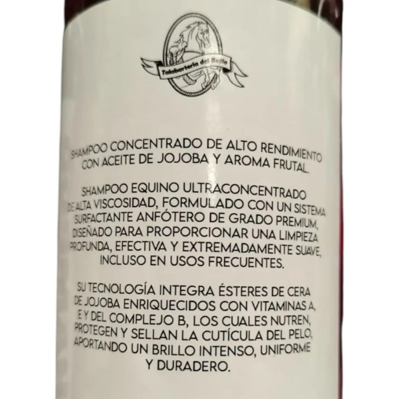 Shampoo Hidratante Para Caballo900 Ml