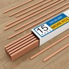 15PCS 15% Silver Brazing Rods AWS BCuP-5 Silver Phos Copper