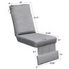 ATR ART TO REAL Indoor Outdoor Recliner Replacement Cushion, Patio