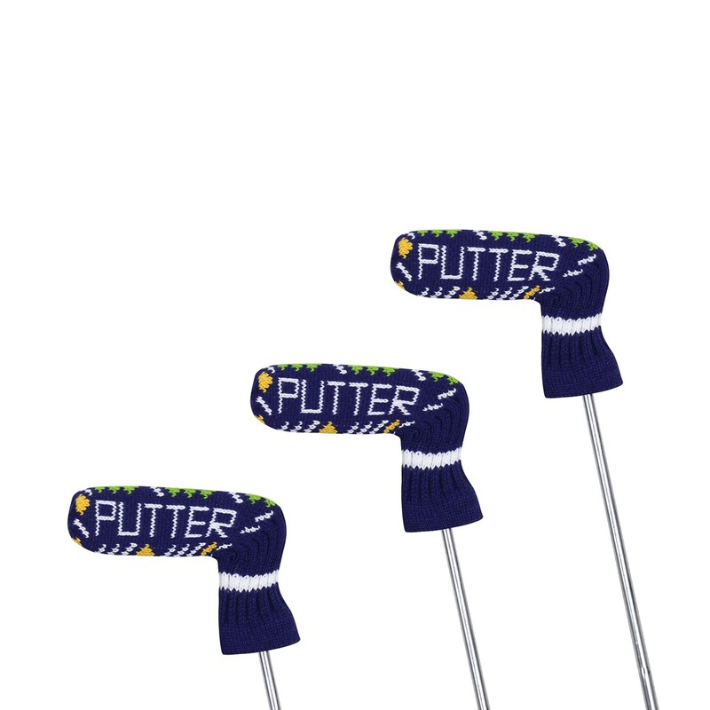 Blue Green Golf Blade Putter Cover, 1 Piece in Pack,