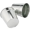 SINJEUN 25 Pack 4.72 x 4.72 x 3.54 Inch Galvanized