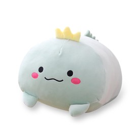 AIXINI 35.5 inch Cute Dinosaur Plush Stuffed Animal Cylindrical Body Pillow,Super Soft Cartoon Hugging Toy Gifts for Bedding, Kids Sleeping Kawaii Pillow