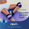 REVIX Reusable Knee Ice Pack Wrap for Post-Workout Recovery, Gel