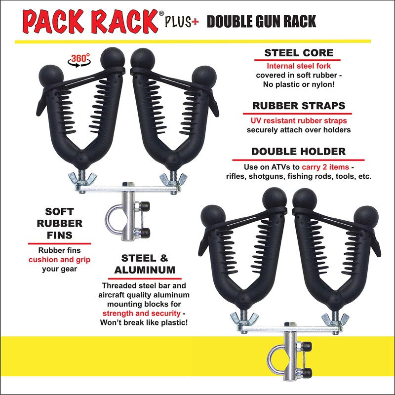 Double Pack Rack Plus - Gun & Bow Rack for