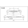 TRUSCO (torasuko) Frame Turn Buckle Stainless Steel Eye and Eye