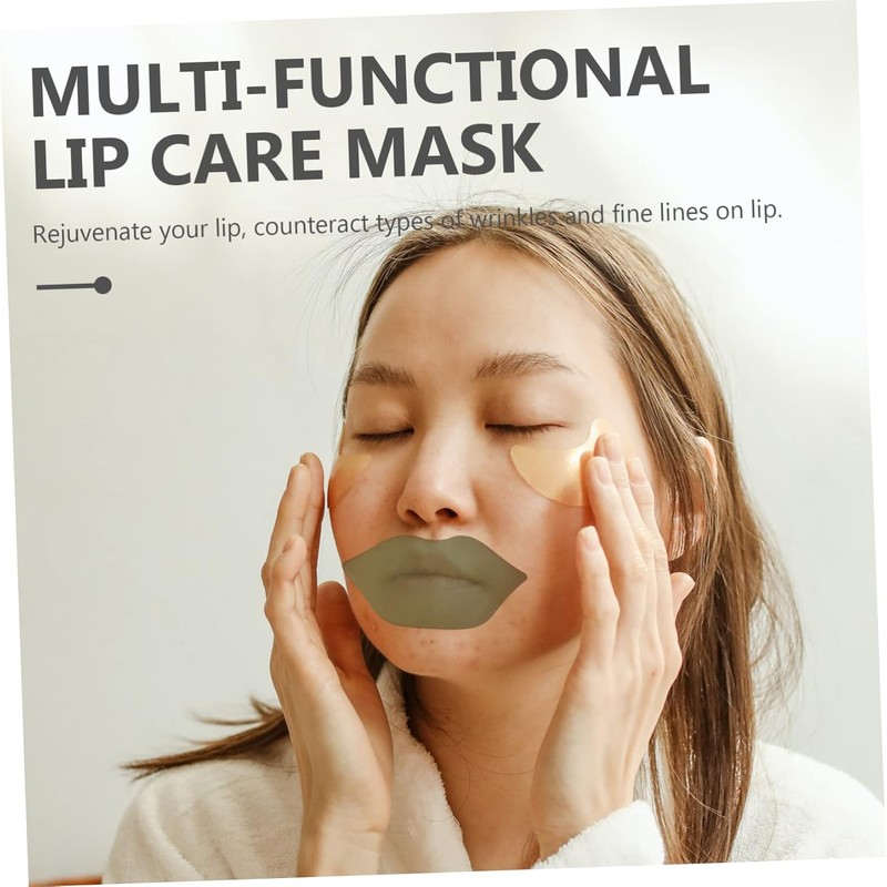 Baluue 40piezas Mascarilla De Labios De Hidratante y Antiarrugas Caja