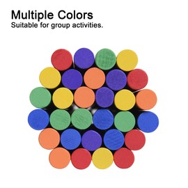 HILAZA 30 Pieces Rhythm Sticks for Kids Bulk, 12 Inch Wood Music Lummi Stick, 6 Colors