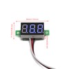Artudatech LED Digital Voltmeter, 3 Wires, 0.28 Inch 4.0-40V 5