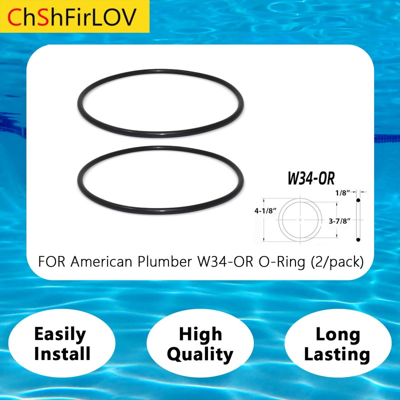 W34-OR Water Filter O-Ring for American Plumber 4-1/8" x 3-7/8