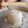 VIBRATITE 10LB Air Dry Clay, White Modeling Clay for Pottery