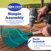 FARM-TUFF 19” Leaf & Garden Rake with 48” Hardwood Handle