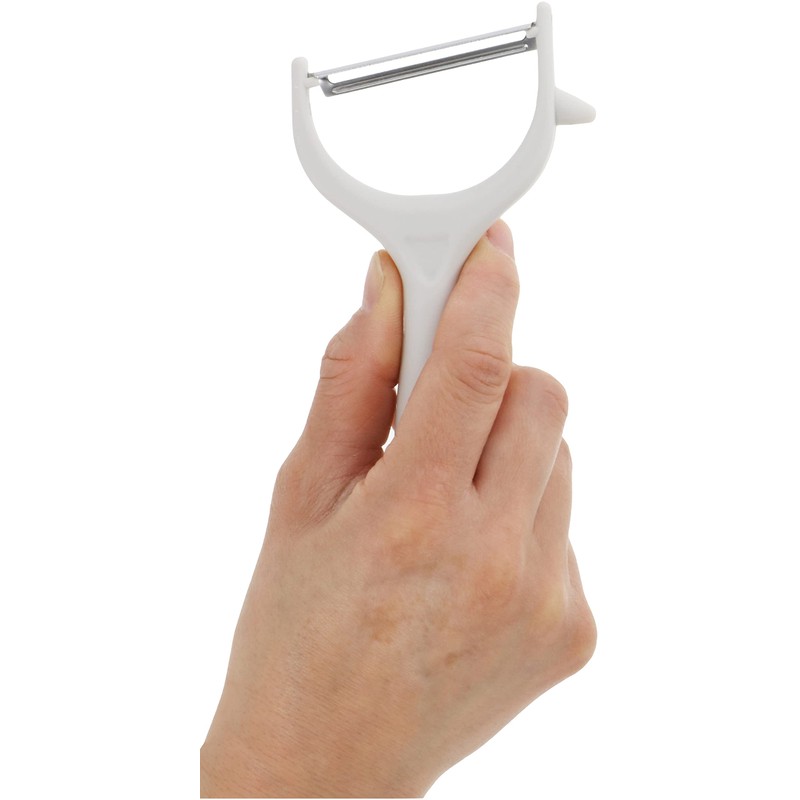 Takagi Vegetable Cut Stainless Steel Peeler, Angled Blade, With Potato