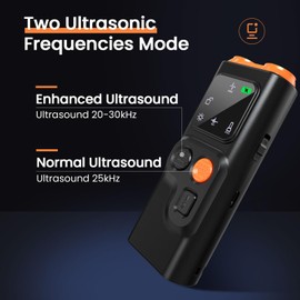 Dog Barking Deterrent Devices, 2 Modes Ultrasonic Dog Barking Device with Strobe Flashlight, 30Ft Handheld Anti Barking Device with HD Color Screen for Most Dogs Indoor Outdoor Stop Dog Barking