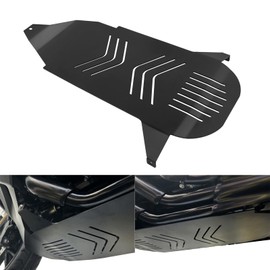 CHIFUN Motorcycle Skid Plate Compatible with Honda Goldwing 1800 GL1800 2018-2025 Aluminum Black Motorcycle Belly Pan Engine Guard Bottom Protection