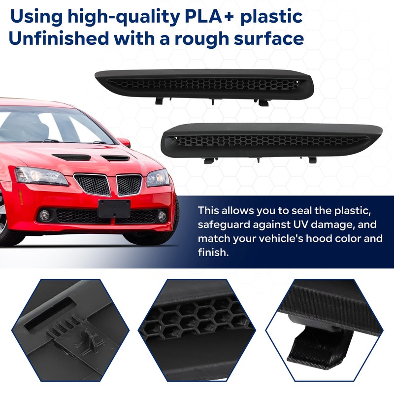 Hood Scoop Vent fits for Pontiac G8 08-09，Repl OEM no.92221709