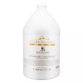Dominican Magic Coconut Detangler Conditioner 1 gallon w/Free Nail File