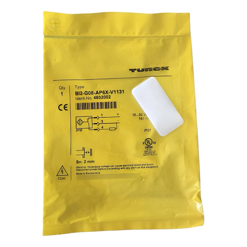 Turck Bi2-g08-ap6x-v1131 4602002 Sensor Inductivo