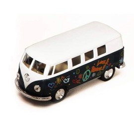 1962 Volkswagen Classic Bus with Decals 1/32 scale Die Cast Model Toy Car - GREEN