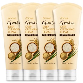 Aum Water Washing Washing Deep Cleansing Foam Foam 220ml 4 / 에이썸 곡물세안 딥 클렌징폼 폼클렌징 220ml 4개
