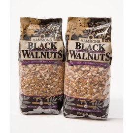 Hammons Fancy Large Black Walnuts -Wild Harvested - Non-GMO - Gluten-Free - High Protein - Keto Snack - Nuts for Cooking and Baking - 24oz - 2 Pack
