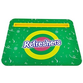Barrats Refreshers Laptop Lap Desk, Compact Portable Work Tray with Cushion, Phone and Tablet Holder, Merchandise, Polyester/MDF