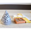 Bitto Pyramid Incense Cones Holder and Lantern Soft Stone Height