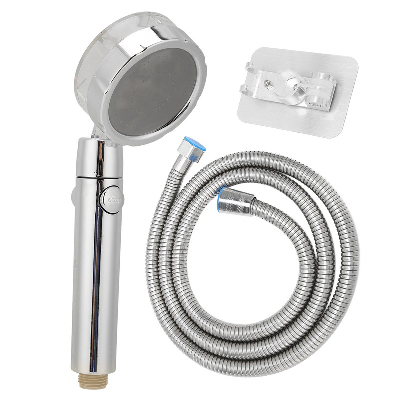 Turbine Fan Shower Head Shower Hose High Pressure 360 °