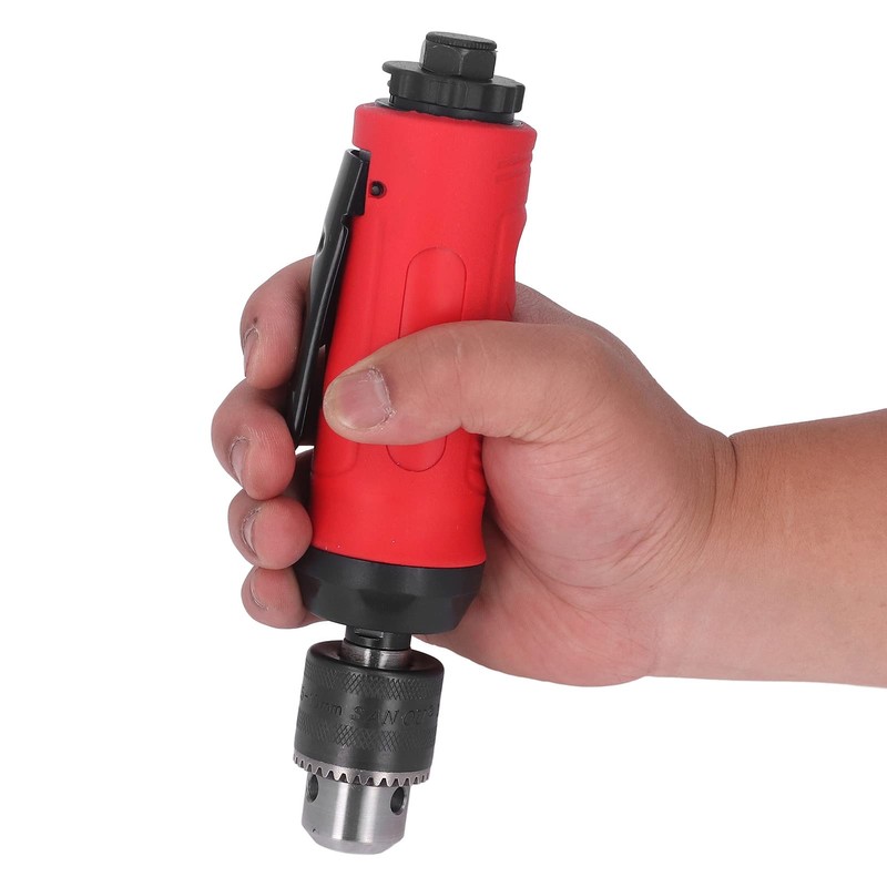 Inline Mini Air Drill with a 3/8 Keyless Chuck,20000rpm High